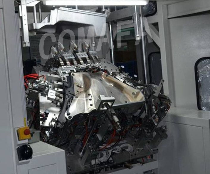 汽車行李箱衣帽架下飾板焊接機