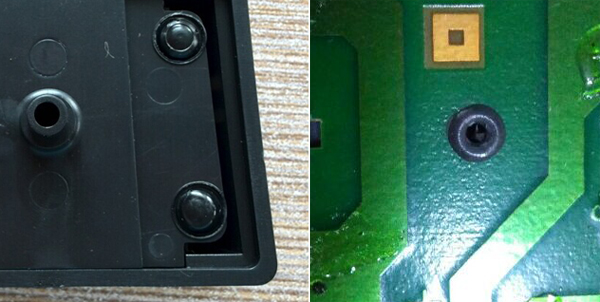 電路板凸出圓形柱子熱熔熱壓機(jī)