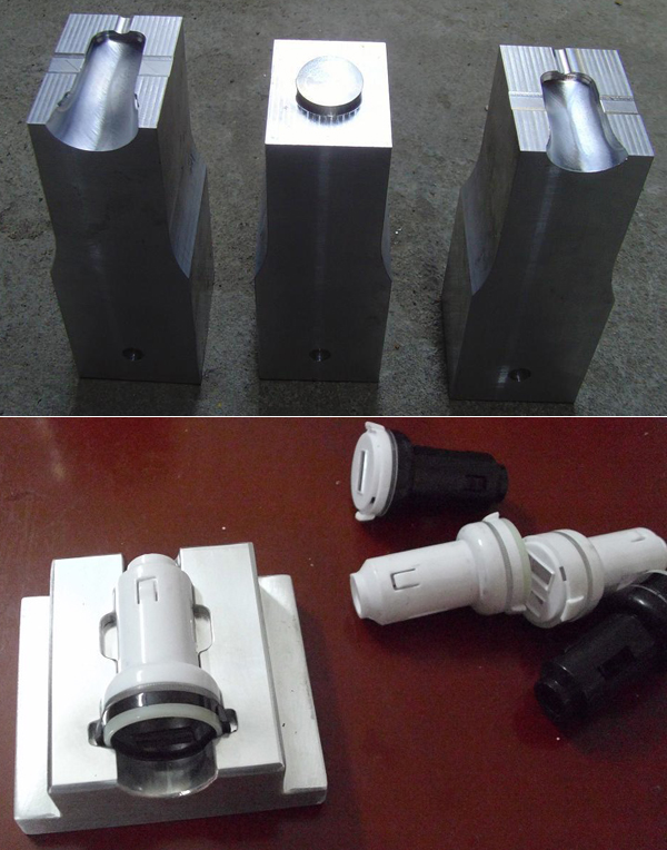 車充點(diǎn)煙器殼超聲波熱壓模具