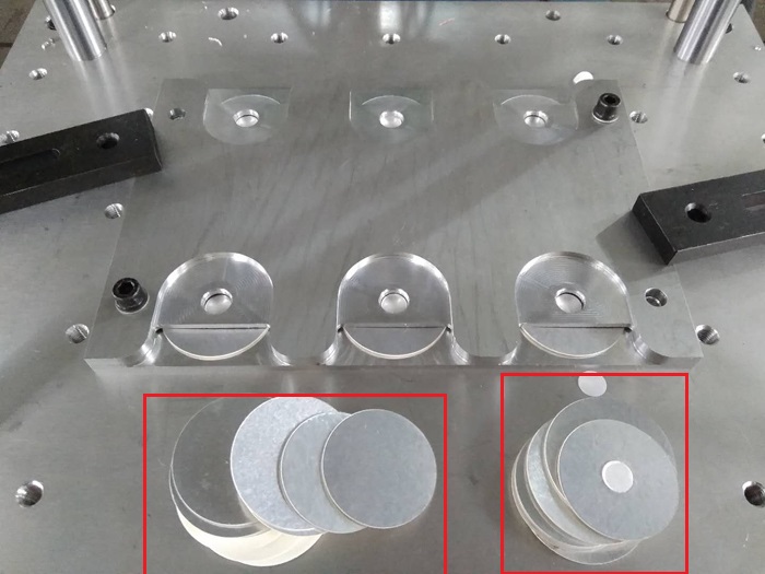 PE/PET透氣鋁箔墊片熱熔焊機