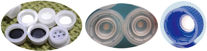 塑料包裝桶透氣蓋熱熔焊接樣品