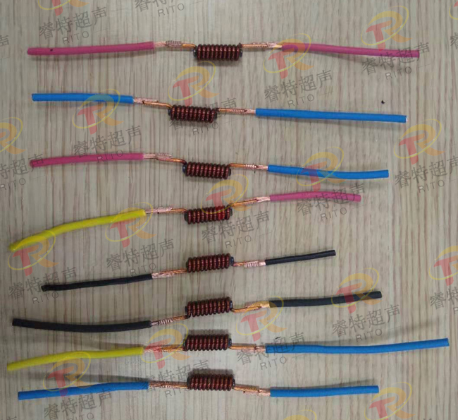 磁電感引腳與多股線連接