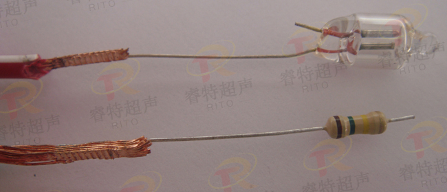 二極管引腳(極細(xì))與多股線連接