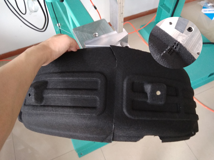 汽車輪罩隔音棉氈邊縫搭接超聲波點(diǎn)焊接機(jī)