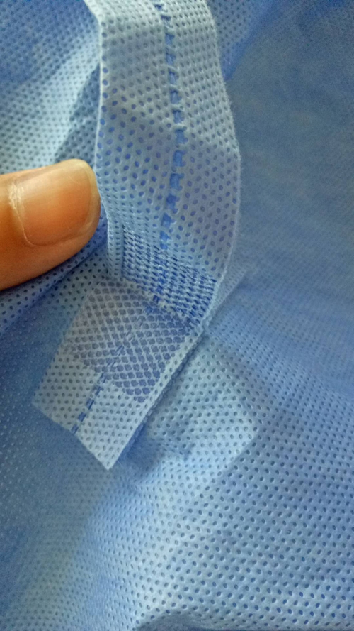 無紡布防護(hù)服腰貼點(diǎn)壓超聲波焊接機(jī)