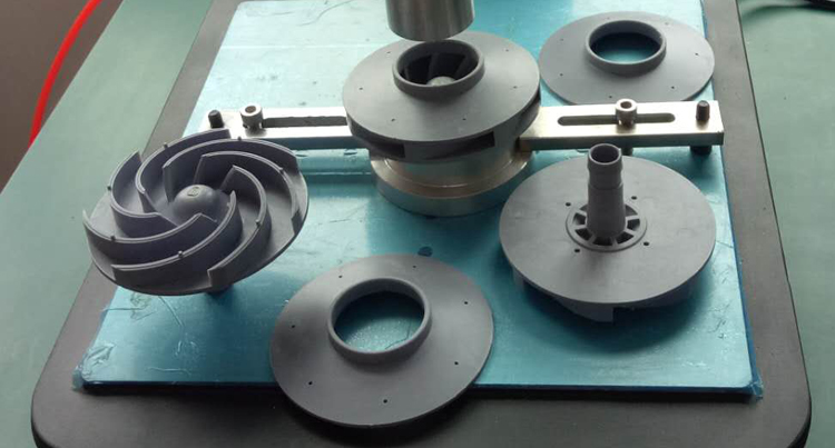 汽車水泵尼龍葉輪壓合超聲波焊接機