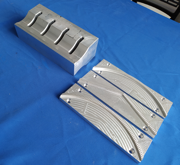 無紡布過濾袋弧形尾部超聲波焊接模具