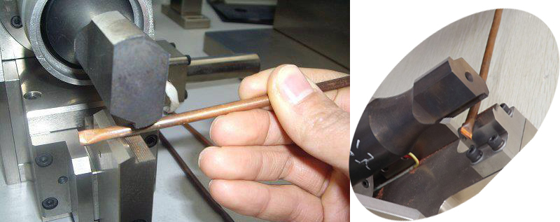 超聲波金屬點焊機用于銅管/鋁管封尾壓接