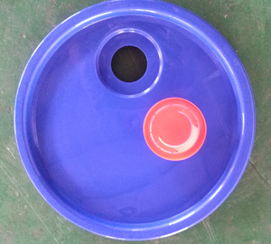 機(jī)油桶油嘴蓋熱壓圖片