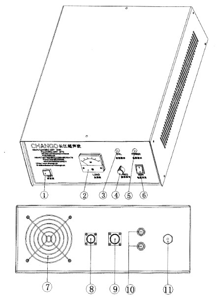 超聲波焊接機器外形圖