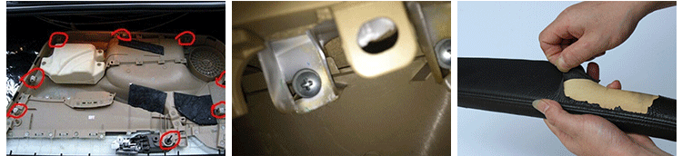 8代思域汽車扶手安裝步驟