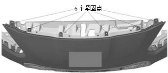 汽車保險(xiǎn)杠與相關(guān)車身結(jié)構(gòu)件的關(guān)系