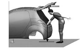 汽車后備箱蓋參數(shù)布置